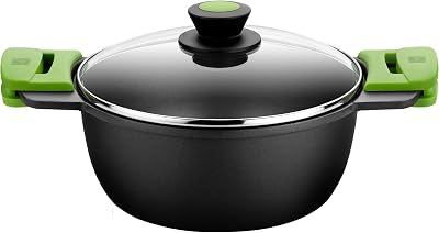 BRA Prior — Cazuela alta de aluminio fundido con tapa