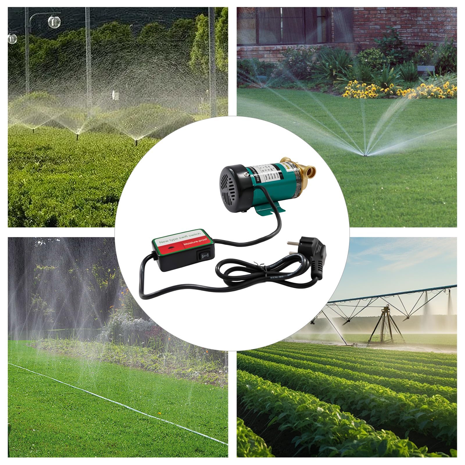 Pompa do gorącej wody 220 V, 50 Hz, 90 W, 20 l/min, automatyczna pompa ciśnieniowa, maksymalna głowica 10 m, do podgrzewacza wody, prysznica, pompa obiegowa, wysoka pompa ciśnieniowa
