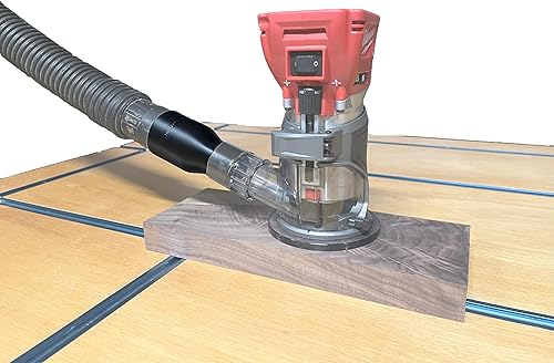 Miniatura 10 de Adaptador de manguera de 1-14" para enrutadores Dewalt y Milwaukee Trim - DCW600B, DWP611, 2723-20