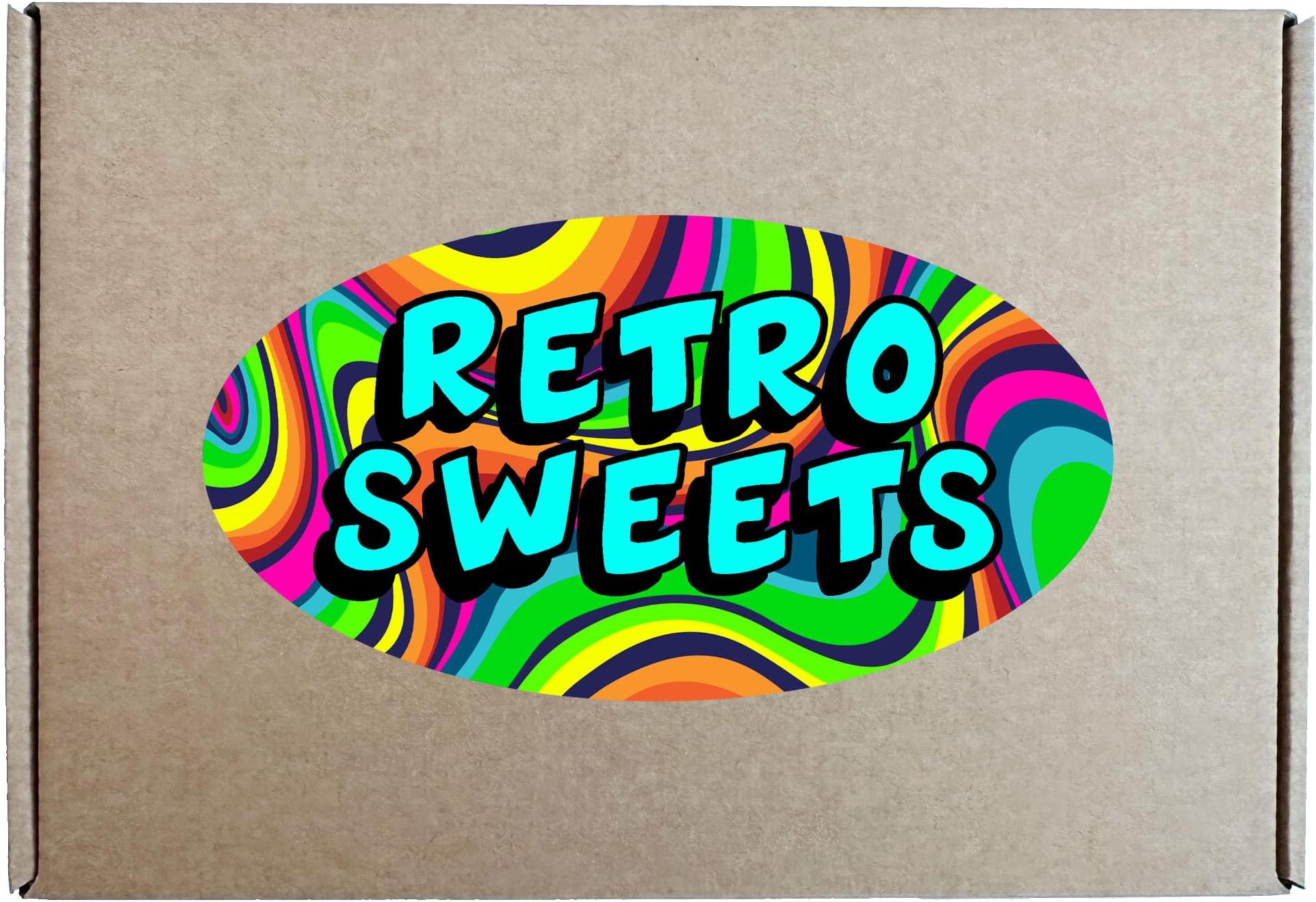 Retro Sweets Gift Box. Mini Hamper for Get Well Soon or Christmas Selection Box, Party Bag Treats, and Nostalgic Old School Sweets