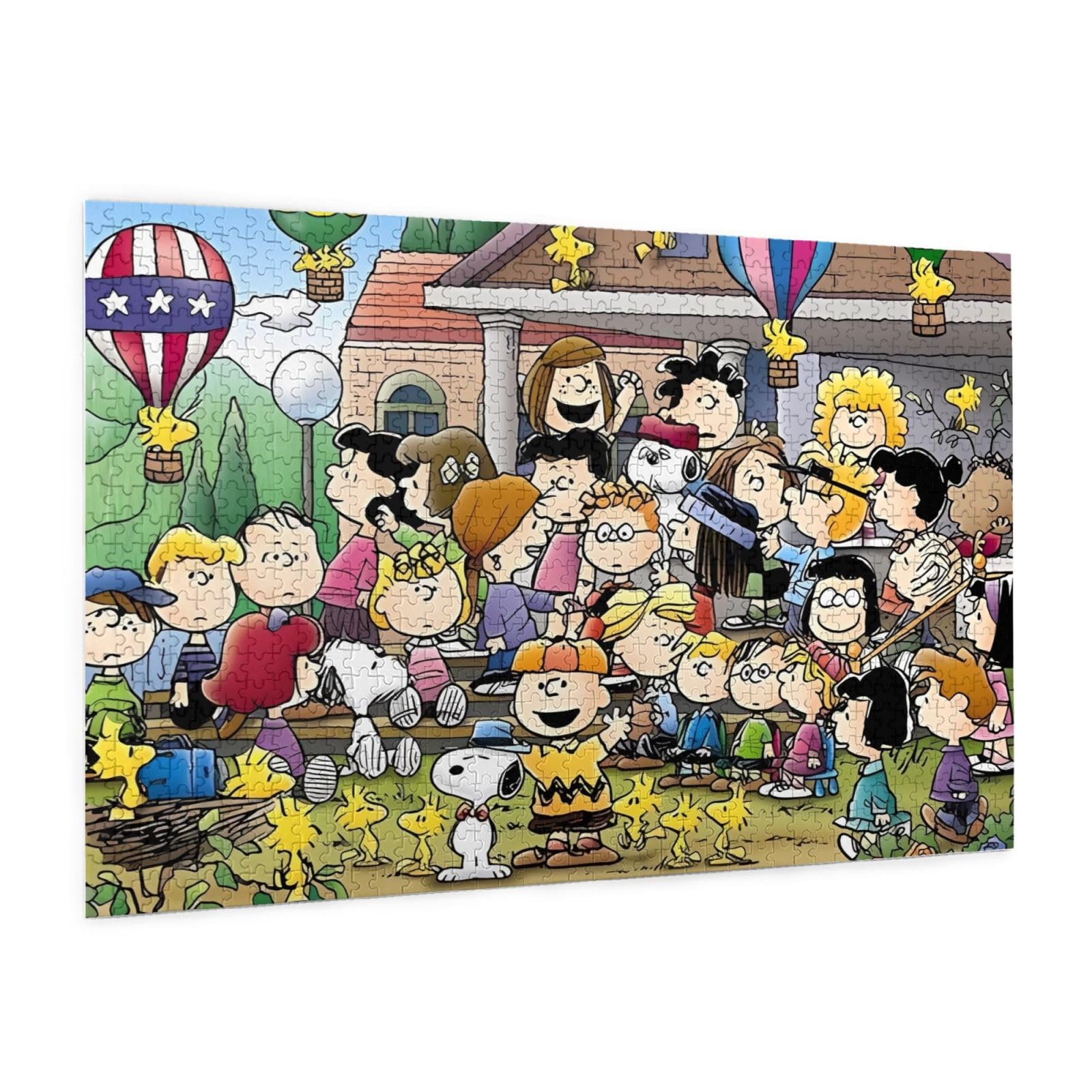 スヌーピー木製1000ピースジグソーパズル4セット★サイズ50✕75ｃｍ スヌーピー木製1000ピースジグソーパズル4セット☆サイズ50