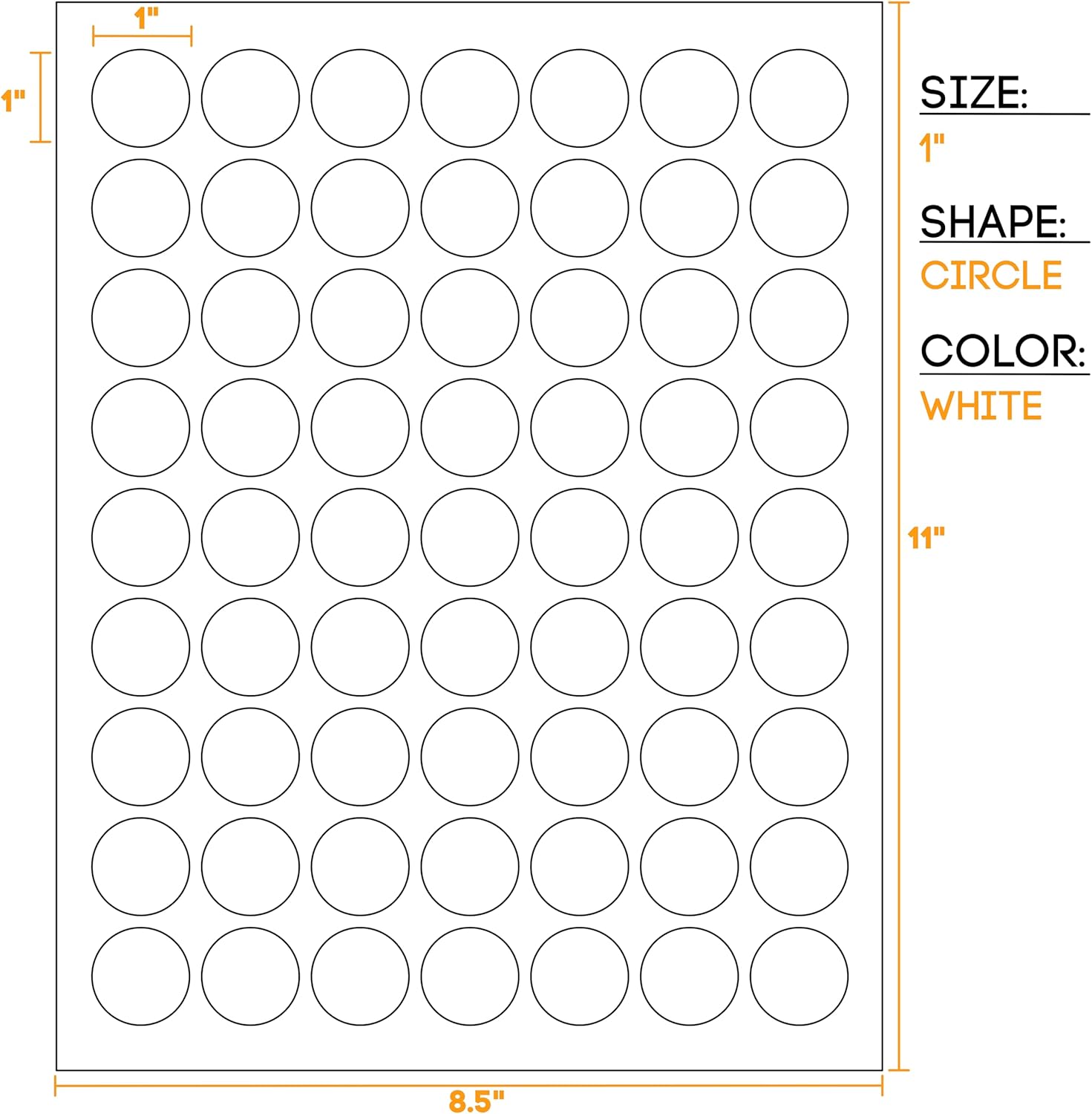 Waterproof Essential Oil Labels, 315 Circles, 1 Inch Diameter, Oil Proof, Highly Durable Blank Stickers - Image 4