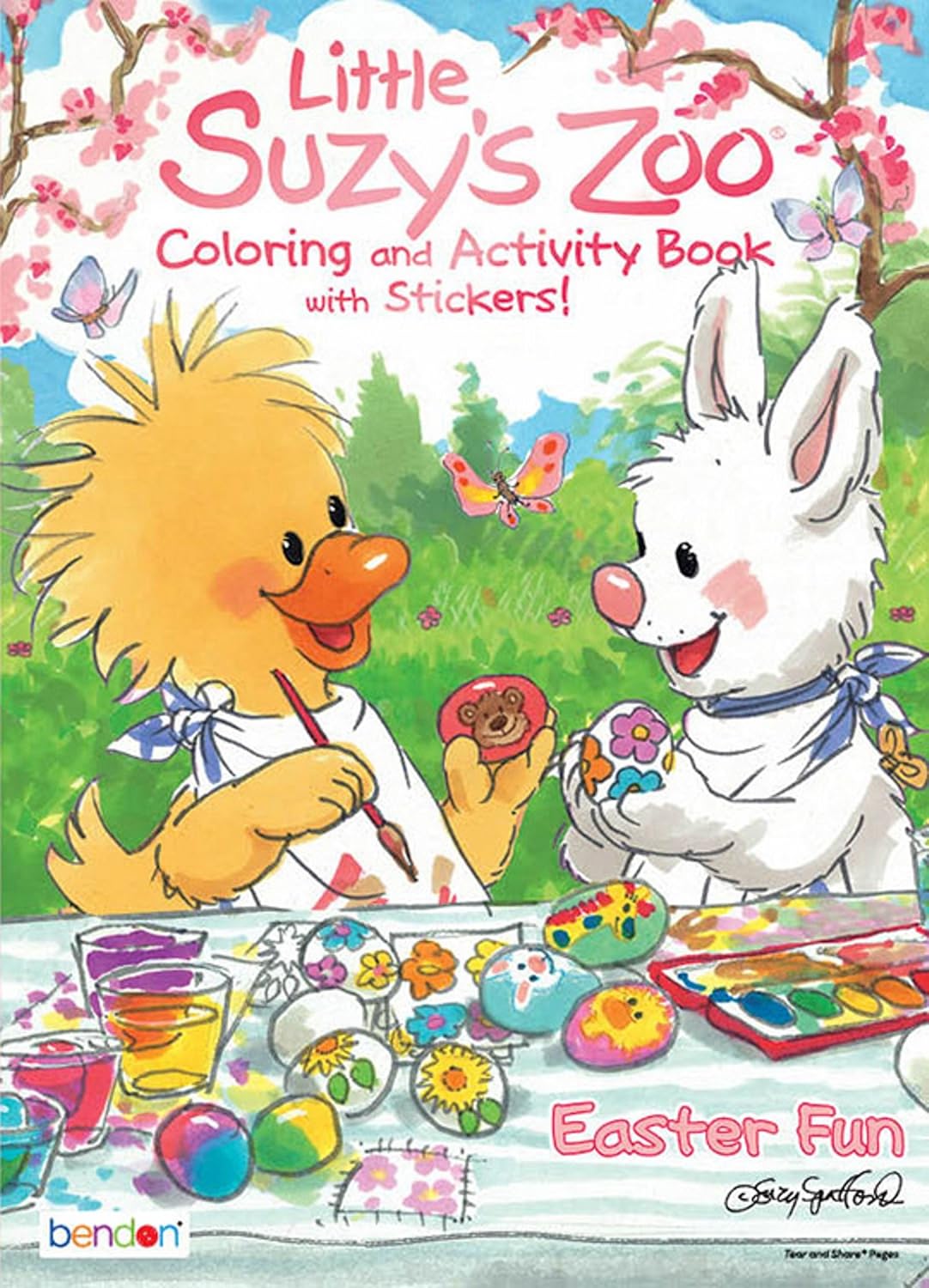 buy bendon little suzy s zoo 32 page easter fun coloring and activity book with stickers online at low prices in india amazon in