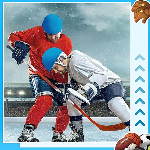 Miniatura 6 de 12 piezas Scrimmage - Funda para casco de fútbol de colores brillantes, para jóvenes y adultos, accesorios de entrenamiento de lacrosse, 10.4