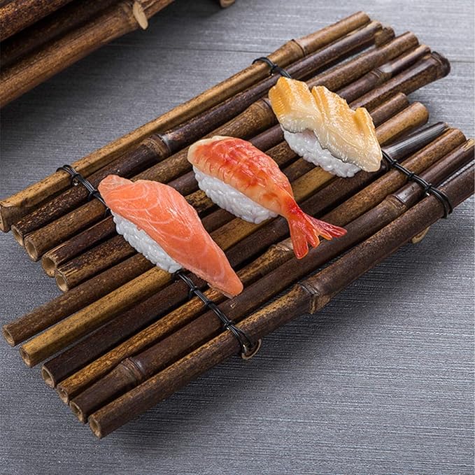 Plato de sushi Operitacx de plástico para servir, diseño único miniatura 2