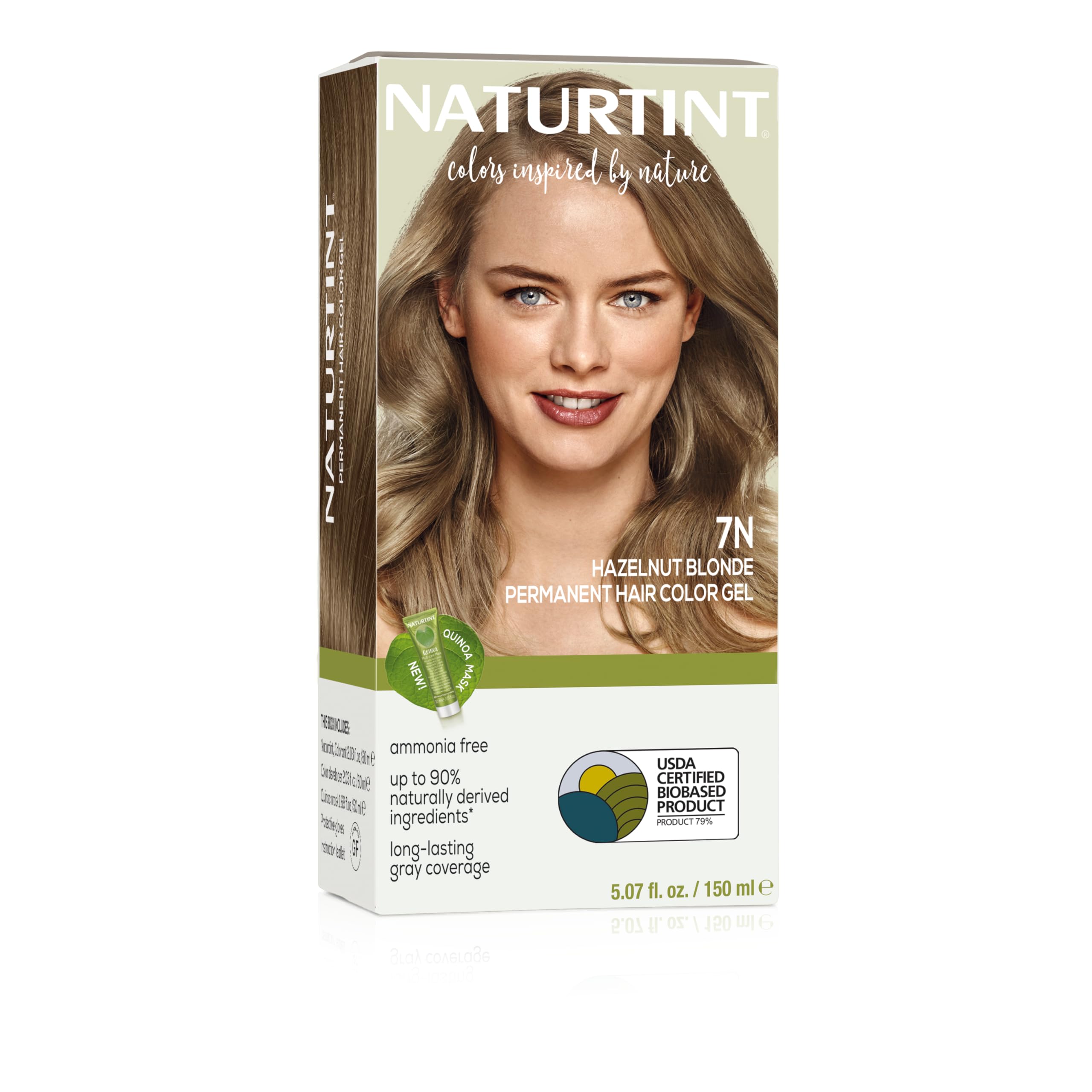 Naturtint Permanent Hair Colorant Hazelnut Blonde 7N 170ml