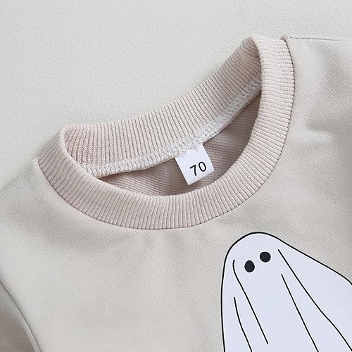 Miniatura 4 de Sudadera larga de calabaza para bebé niño de Halloween Clorhes, ropa de Halloween para niños pequeños