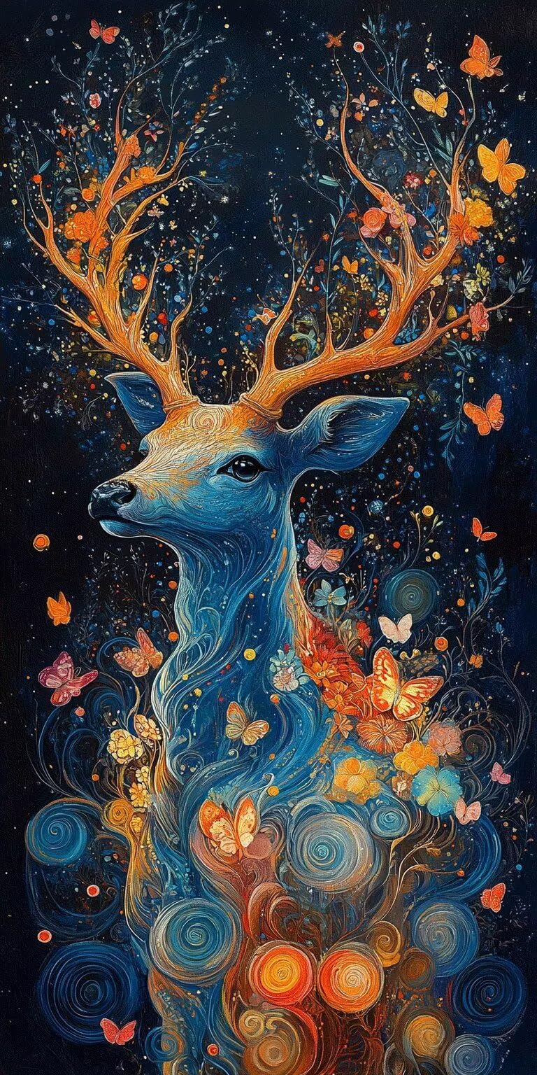 Malowanie po numerach Fawn Obrazy do malowania według liczb 90x180cm x-223 | Malowanie akrylowe Rękodzieło, Paint by Numbers Abstrakcja Malowanie po numerach Bez Ramki, Prezent Kobiety, Dekoracja domu