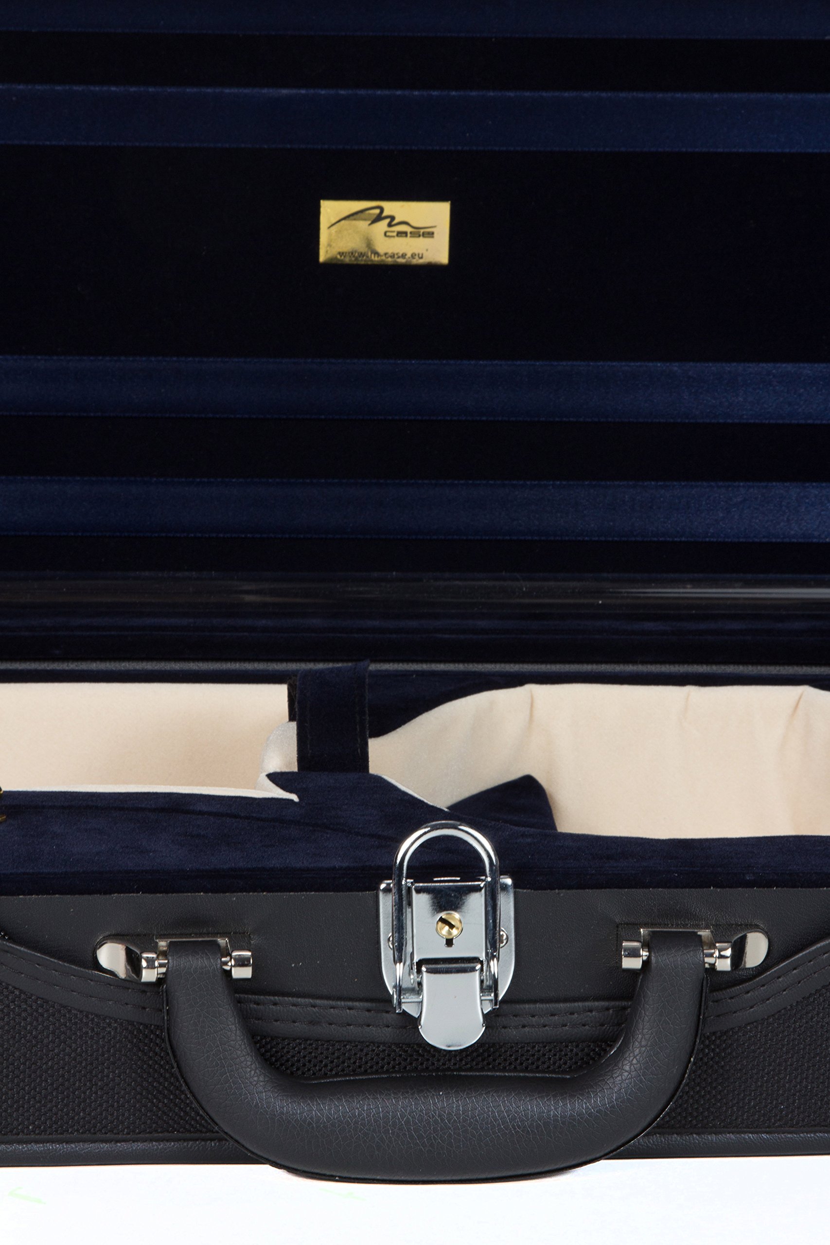 M-Case Custodia per Violino in Legno 4/4 Marineblau