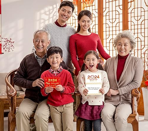 Miniatura 4 de WhatSign Tarjetas de año nuevo chino 2024 Año del Dragón Tarjetas de Año Nuevo Feliz Tarjetas de Año Nuevo Lunar Tarjetas de Año Nuevo Chino Regalos