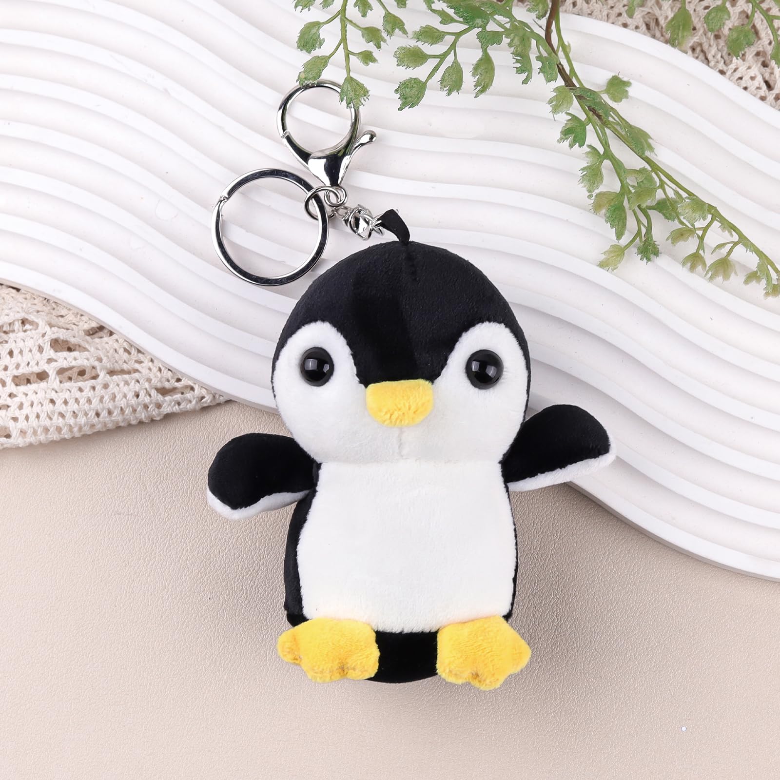 Anboor 4.3" Stuffed Animal Penguin Plush Toy, Soft Stuffed Penguin Party Favors, Classroom Awards - Image 2