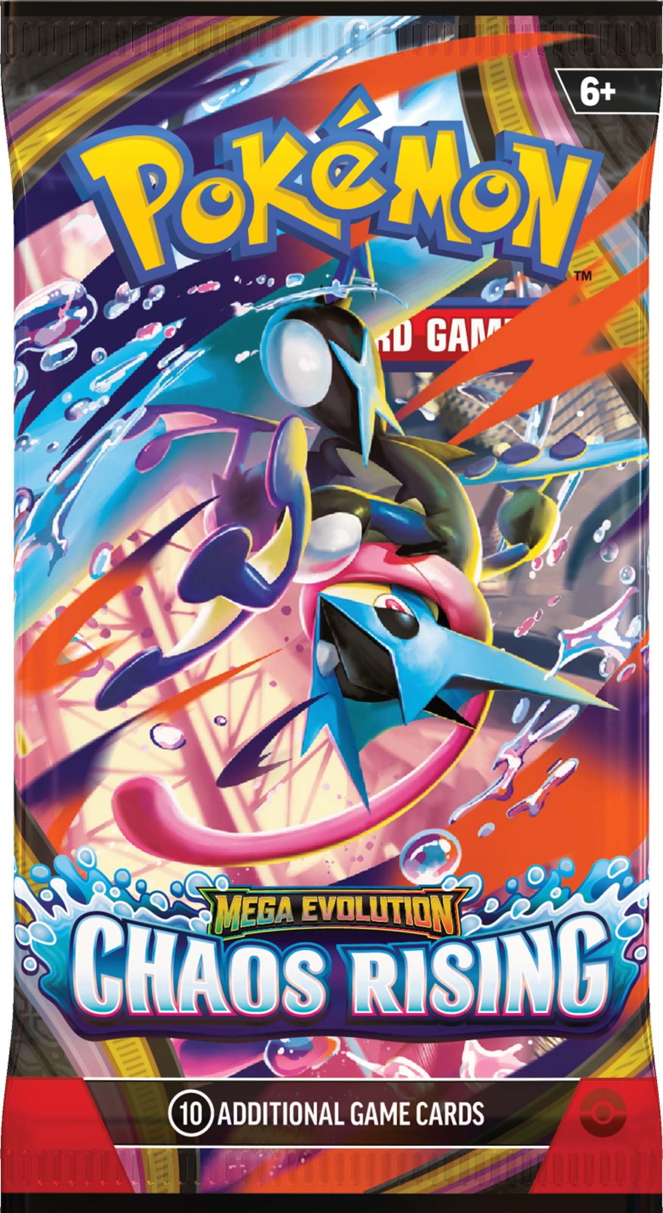 Pokémon TCG: Mega Evolution - Chaos Rising 1 x Pakiet Booster, Gra Karciana