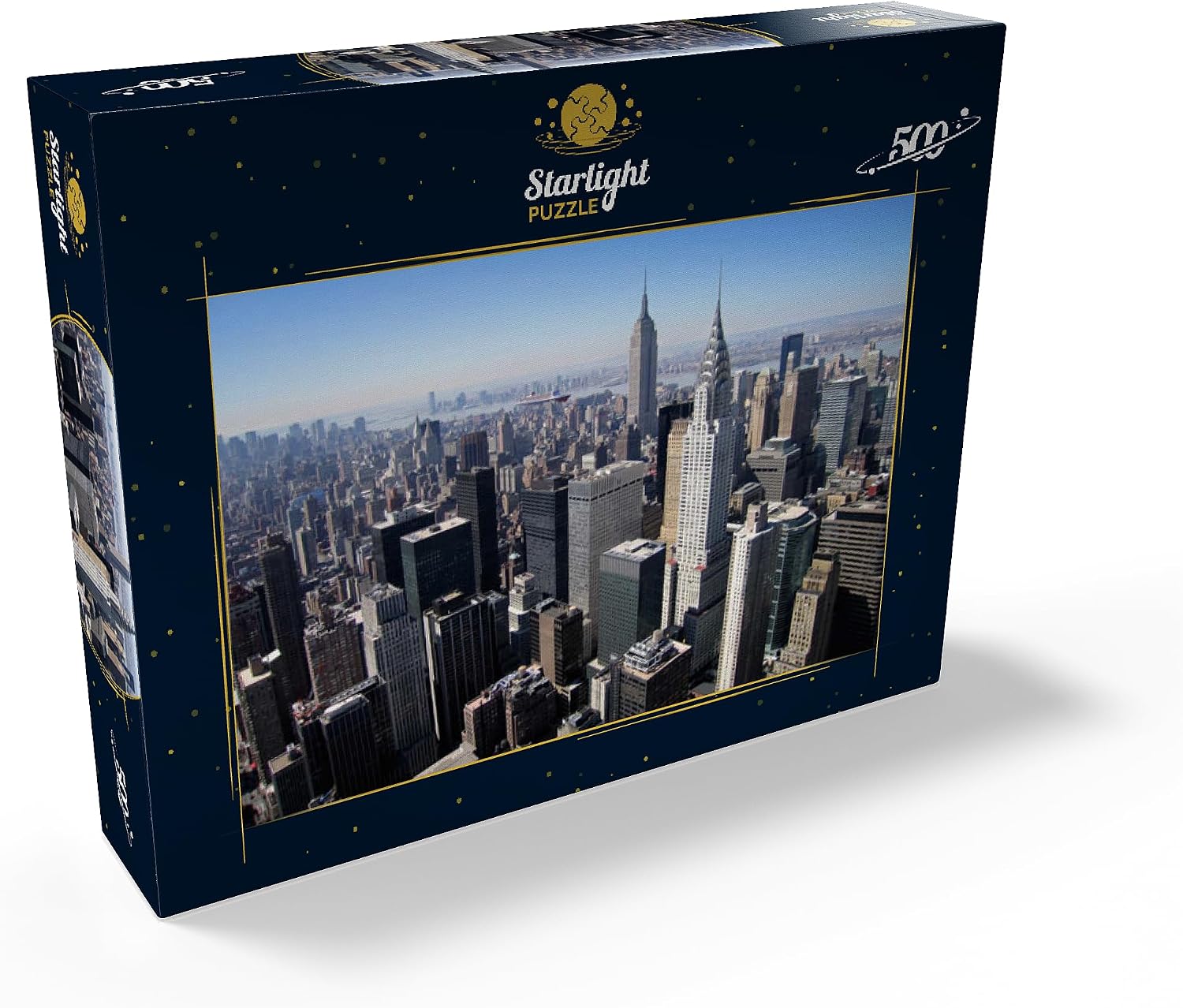 MyPuzzle View Over Manhattan, New York City, New York, USA - Premium 500 Piece Jigsaw Puzzle for Adults