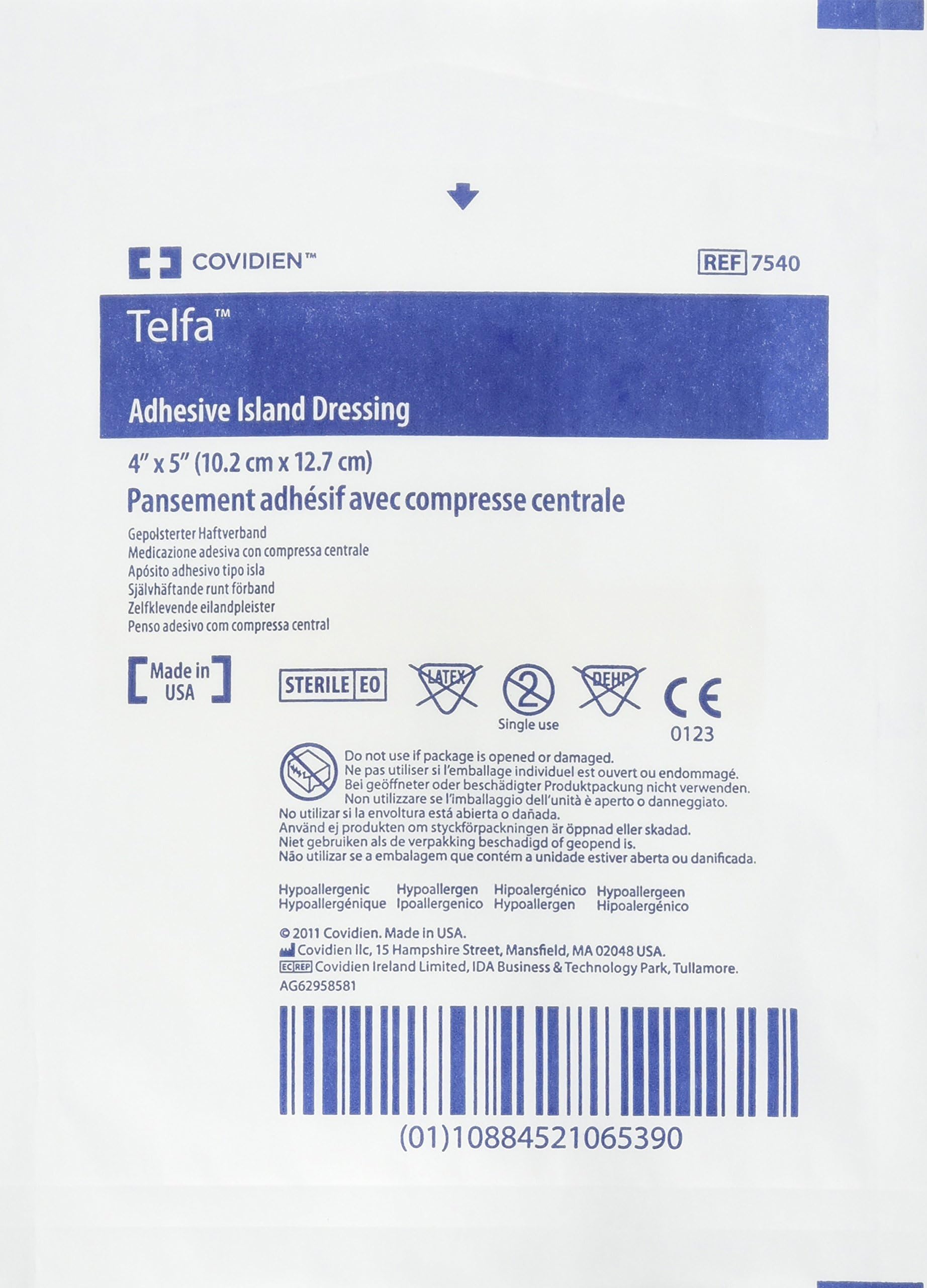 TELFA Wound Dressing Gauze (4 x 5in, White)