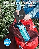 Vista 4 de Ecosonique 15W Small Solar Charger Panels with USB C USB A Fast Charging Foldable Emergency Power Panels for Camping Backpacking Compatible with