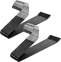 Space Saving Trouser Hangers Pack of 20 Heavy Duty Metal Non Slip Open Side No Clips Closet Organizer Jeans Scarves Chinese Tracksuit Jeans Jeans Pants Hangers