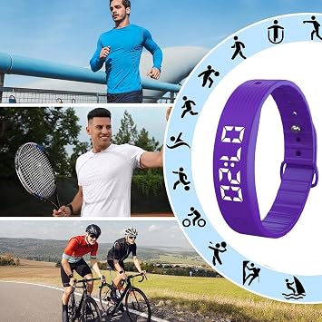 Shock Watch Alarm Clock Timer Reminder Bracelet