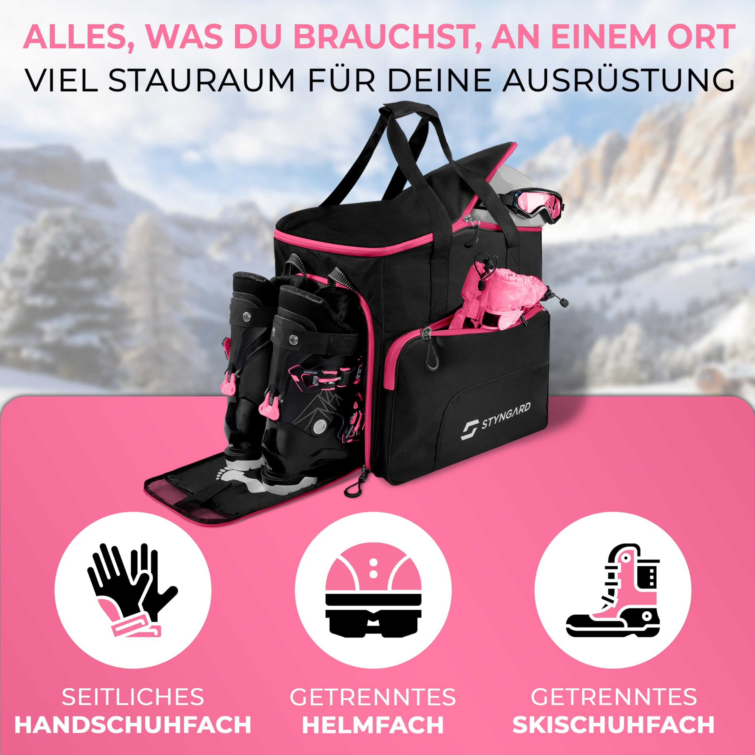 Längdpjäxor TECNO PRO ULTRA PRO, SNS Profil, Blac Produktbild-Vorschau 5