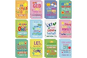 24PCS Pocket Bible Verse Notepads