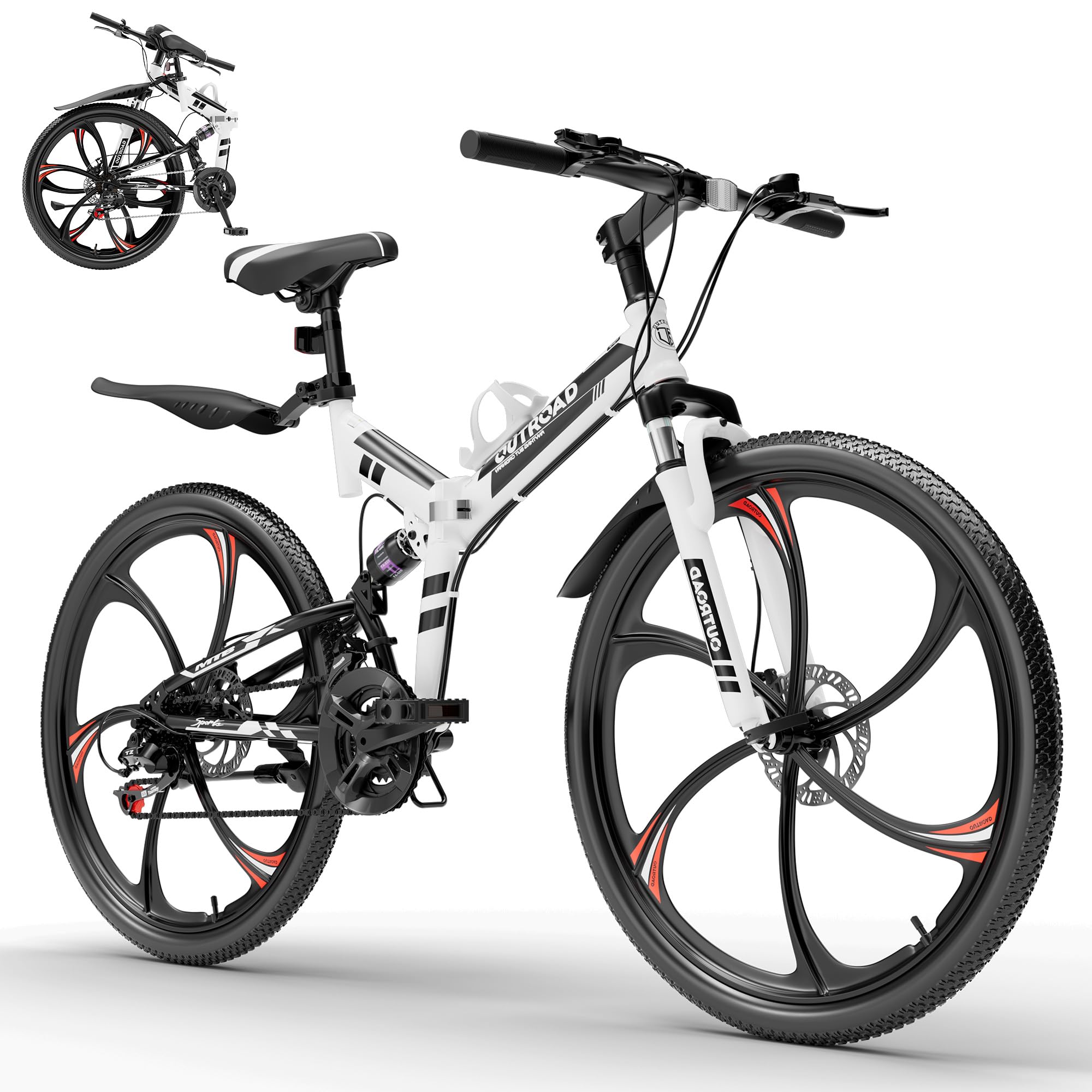 Max4out 26 Inch Folding Mountain Bike