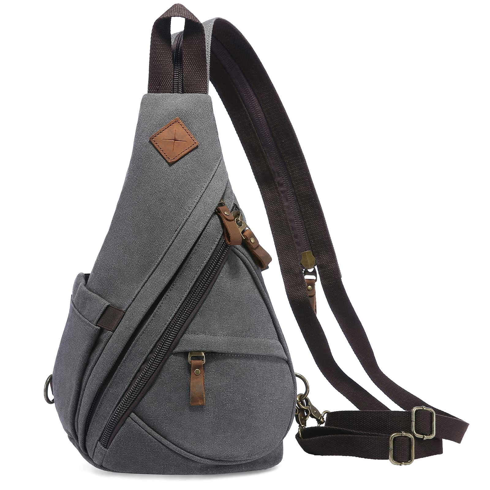 LOVEVOOKSling Bag Crossbody Backpack Sling Backpack Shoulder Bag Casual Daypacks For Women Men Cycling Hiking Travel