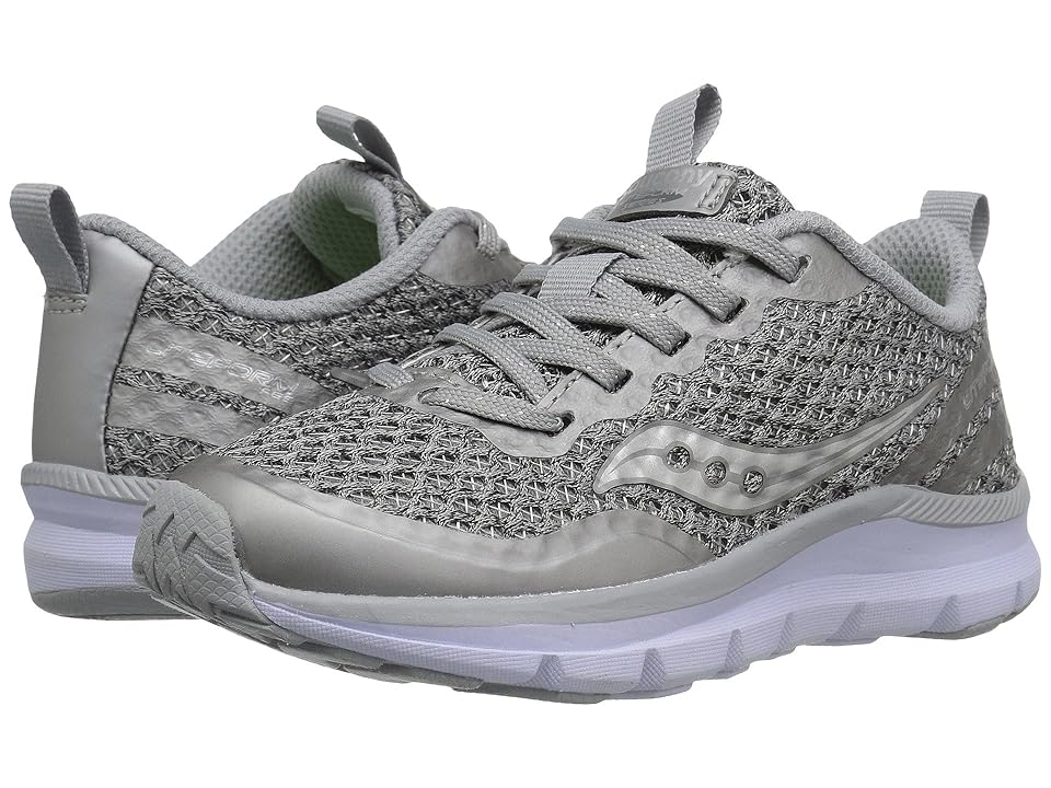 

Saucony Kids Liteform Feel (Little Kid) (Light Grey) Girls Shoes, Gray