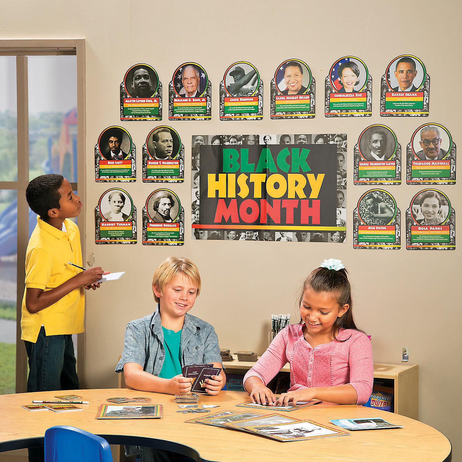 Black History Learning Charts - Famous People, 15 Pieces, Educational And Learning Activities For Kids - 10in x 8in and 18in x 28in - Image 2