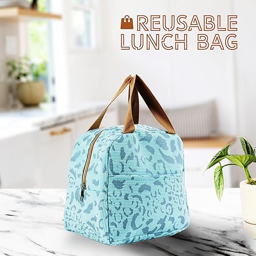 Miniatura 2 de Lonchera para mujeres, hombres y adultos, bolsa de almuerzo aislada para el trabajo, picnic o viajes, bonita color rosa, reutilizable, ligera,