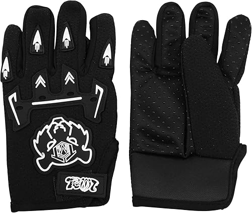 Miniatura 8 de TCT-MOTORPARTS DOT - Casco para motocross y ATV para niños jóvenes, casco de cara completa, con patrón de boca de tiburón (amarillo, M)