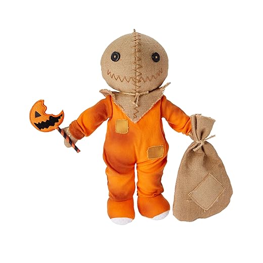 Spirit Halloween Trick r’ Treat Sam Plush | Officially Licensed | Horror Décor | Halloween Decoration | Indoor Decor