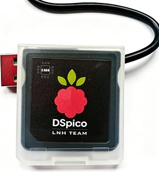 DSPico DS Flash Cart Injection-Molded Game Card (Not 3D-Printed), RP2040 Open-Source Flashcart with 6MB/s High-Speed Loading, Easy Plug & Play, Precision Fit Wont Damage Console Black