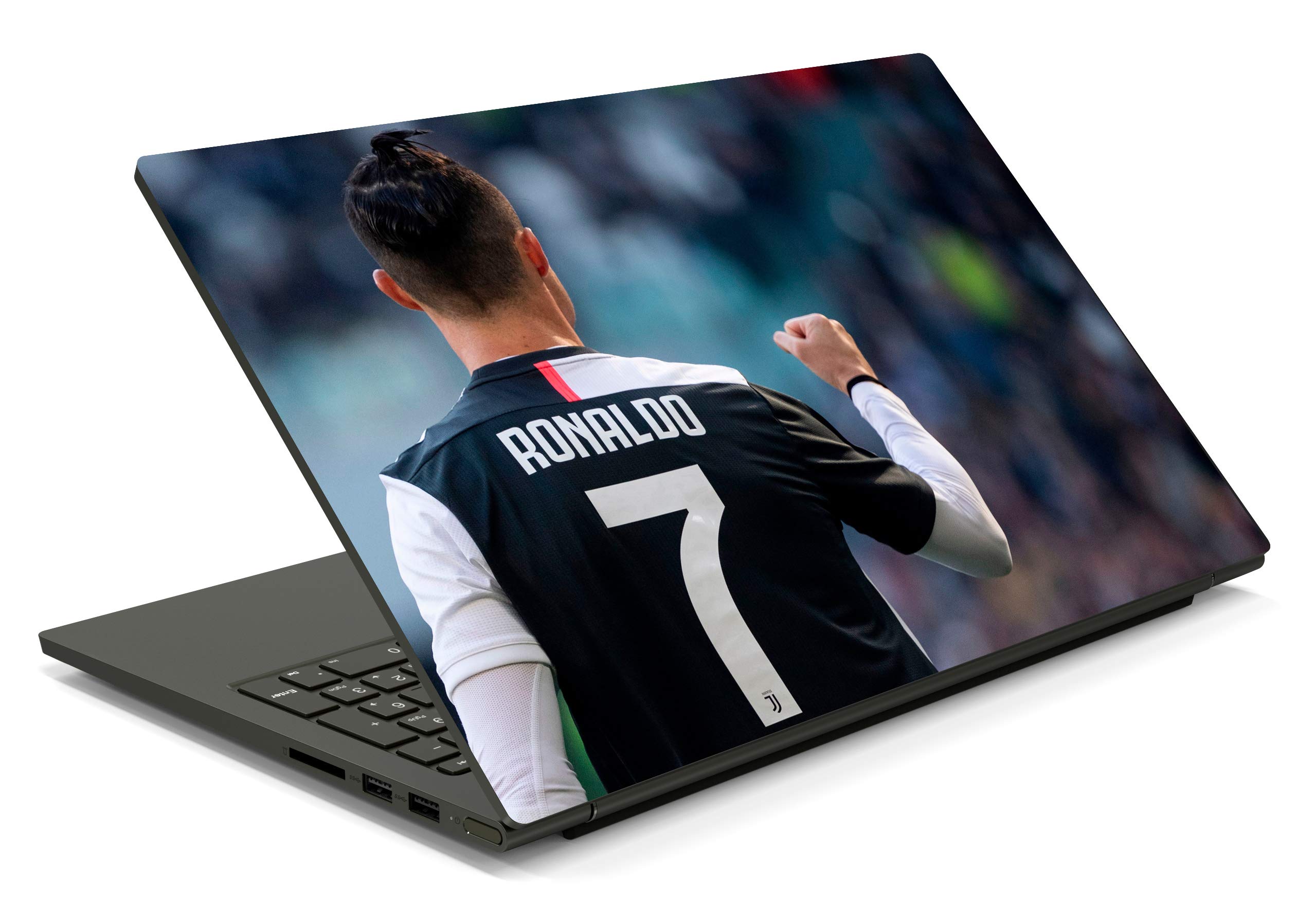 ISEE 360® Laptop Skin Cover Laminated Cristiano Ronaldo 7 Stickers and Free Track pad Skin Girls Boys Kids Students Office Vinyl Printed Multicolored HD Quality Sticker 15.6 Inches (B08PPBDXFH) Amazon Price History, Amazon Price Tracker