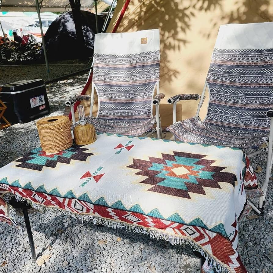 Amazon.co.jp: Peel Forest メキシカンラグ ネイティブ柄 オルテガ柄