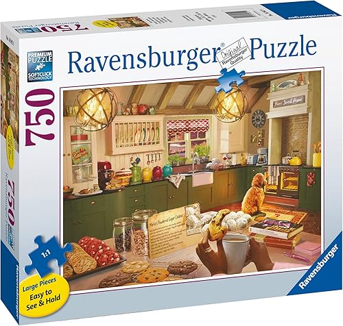 Miniatura 3 de Ravensburger Cozy Kitchen - Rompecabezas de 750 piezas, atractivo desafío de rompecabezas | Ajuste único con tecnología Softclick | Imágenes