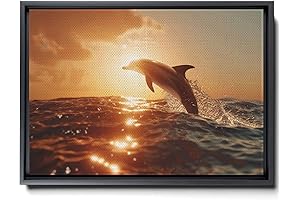 Dolphin Pictures for Wall Decor - Captivating Ocean Canvas Prints