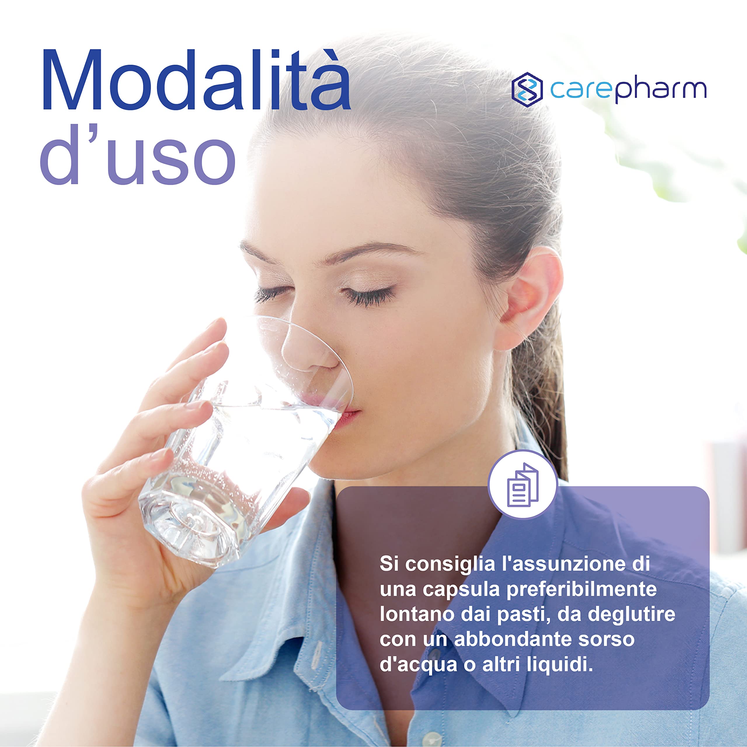 Carepharm, Ferrolat Plus, 20 Capsule di Integratore Alimentare a Base di Ferro, Lattoferrina, Folato e Vitamina C, Contribuiscono alla Normale Funzione del Sistema Immunitario, Senza Glutine, 12 g