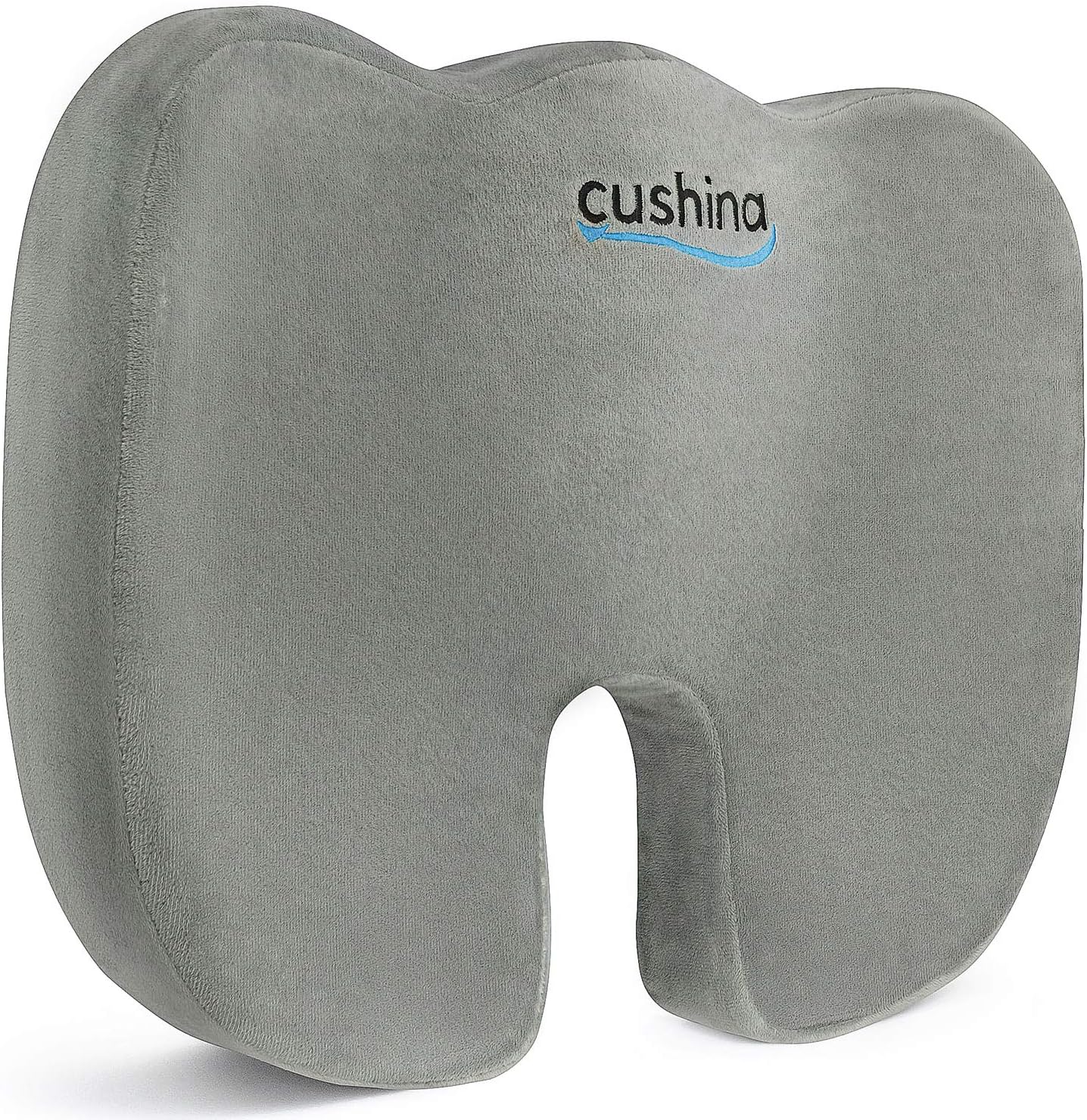Cushina® Memory Foam Seat Cushion Premium Orthopedic Coccyx Cushion