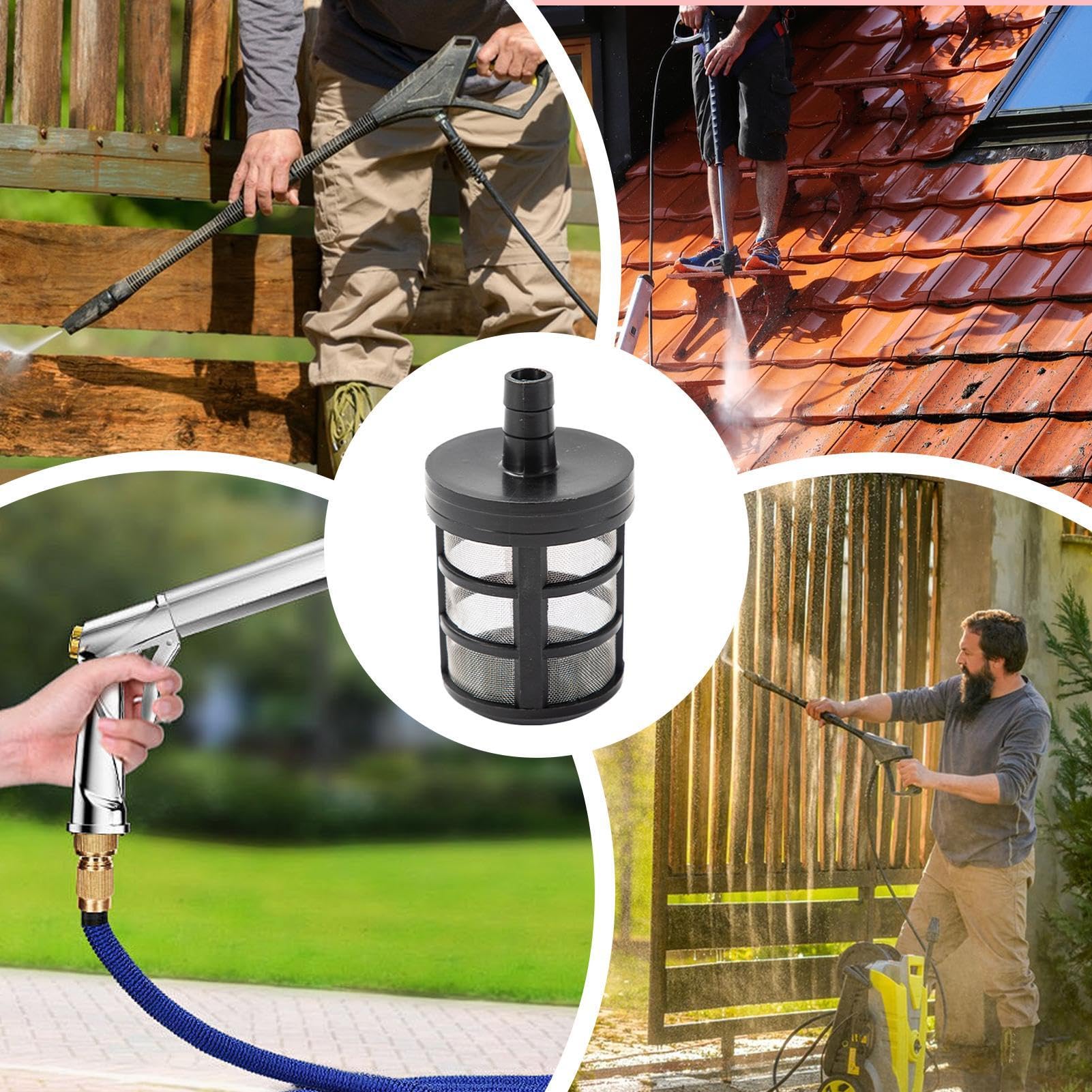 Toyvian 2er-Set Schlauchfilter Für Gartenschläuche – Feinsieb, Sedimentfilter, Für Wasserpumpen & Sprühgeräte