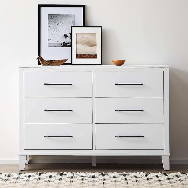 white dresser 6 drawer