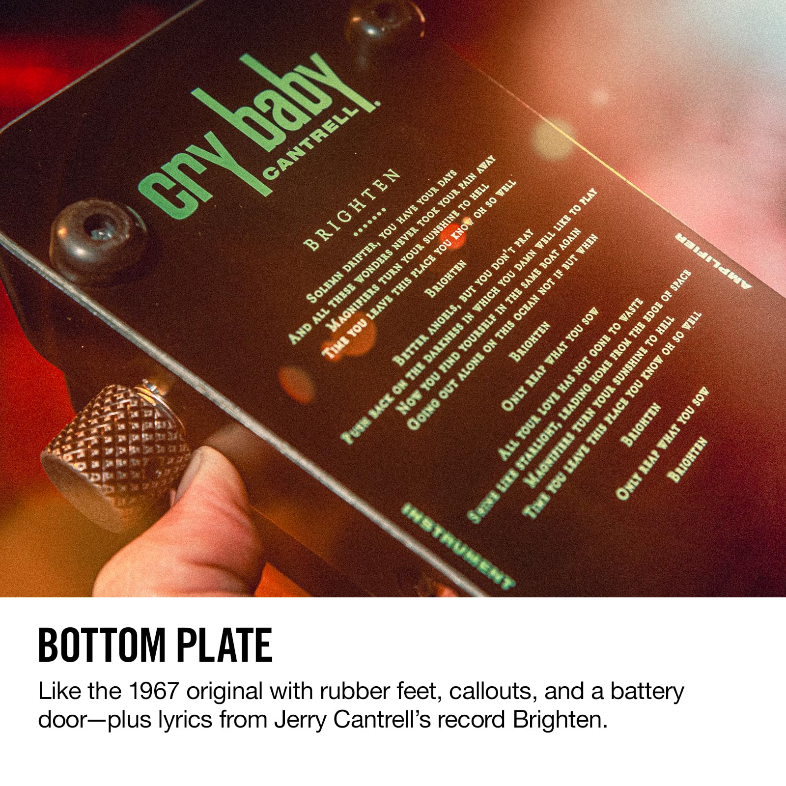 DUNLOP - JC95FFS JERRY CANTRELL FIREFLY CRY BABY WAH