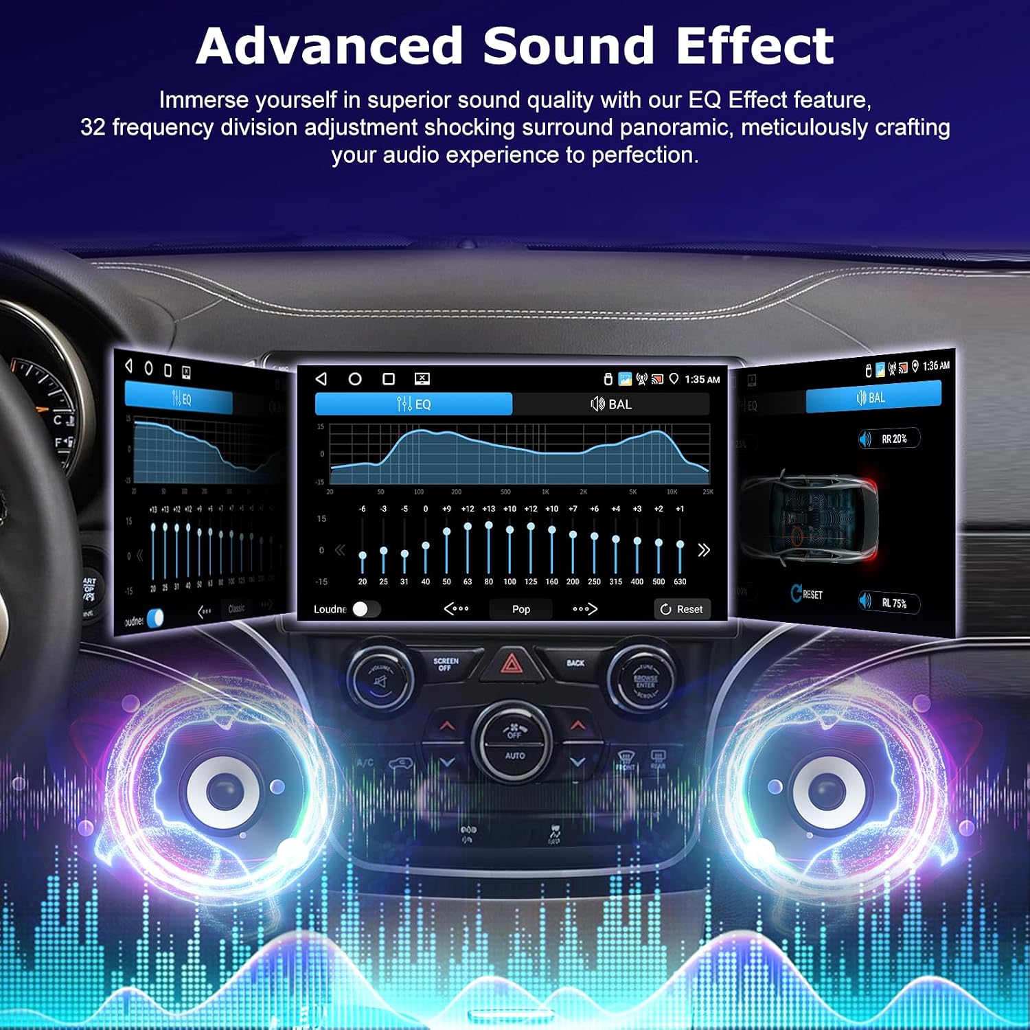 [4+64G] Upgrade Radio for Jeep Grand Cherokee 2014-2020: 10 inch IPS Touchscreen Android Radio - Wireless Carplay and Android Auto, Custom Homepage, DSP/EQ, 5G/WiFi, SWC + Rearview Camera + Canbus