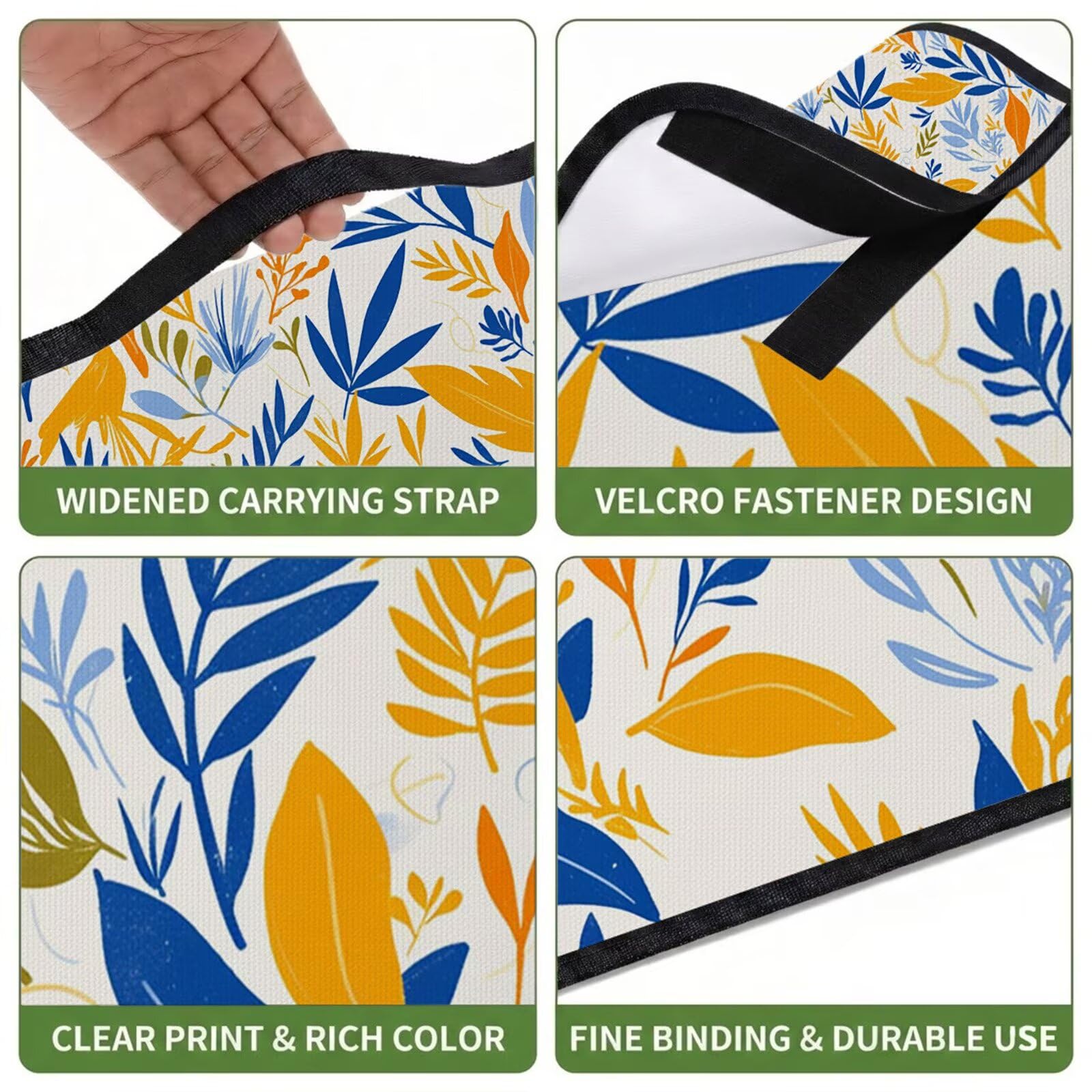 Couverture de Pique-Nique Grande 200x300cm,Outdoor Couverture Imperméable,Pliable Tapis de Plage Dos en PVC Anti-Sable,Picnic Blanket pour Camping Accessoires,Jardin,Parc,Famille - Blanc,orange UZ-184