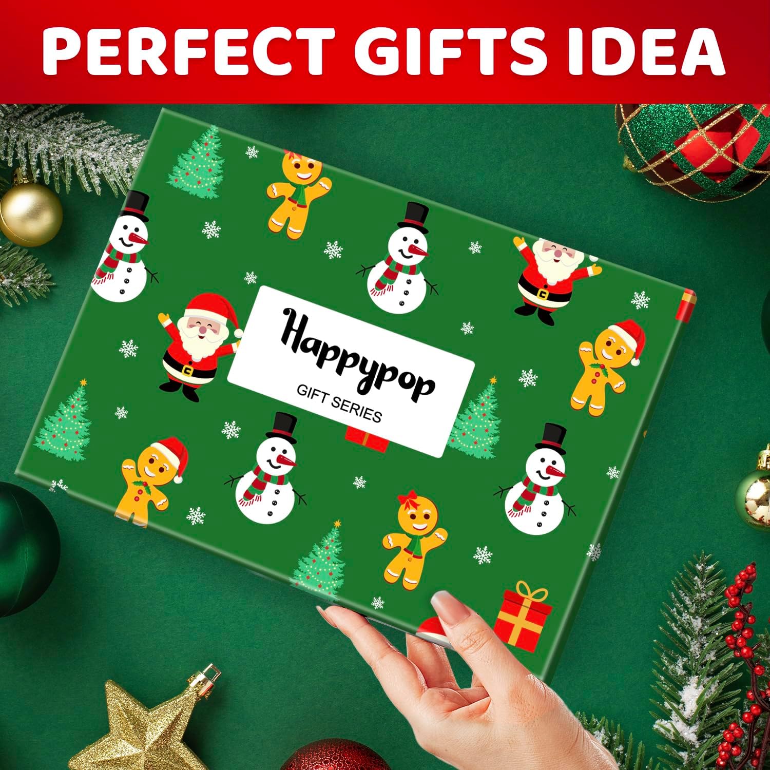 HAPPYPOP Christmas Fuzzy Socks for Kids - Holiday Little Elf Gifts for Boys Girls 4-9 Years - Image 7