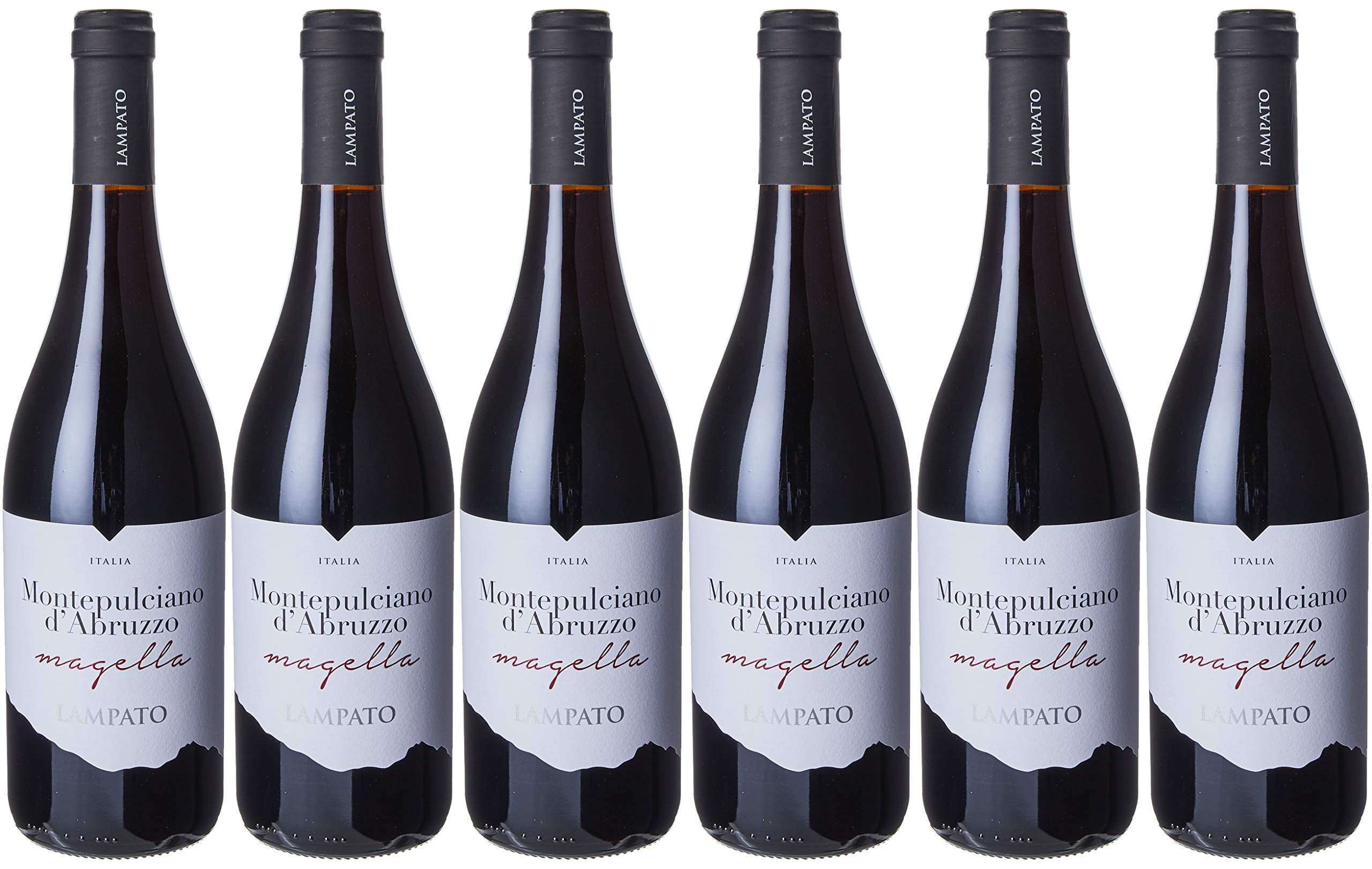 Vino Rosso Montepulciano d'Abruzzo D.O.C. Cantine"LAMPATO" Colline Pescaresi - Italy - Box da 6 Bottiglie da 0,75 lt.
