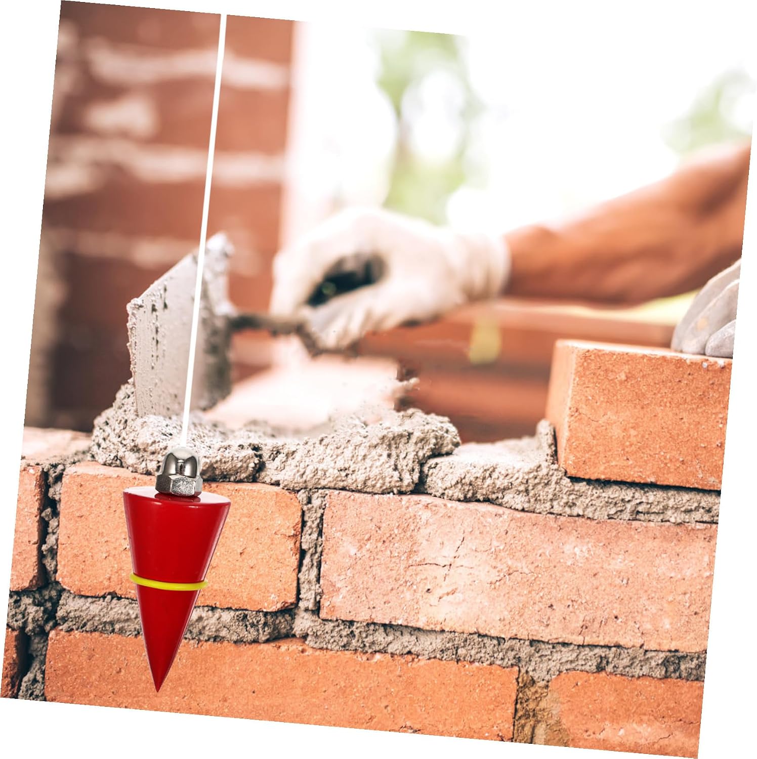 300G Plumb Bob Measuring Tool Vertical Hammer for Builders Precision Machined Construction Tool for Checking Vertical Structures for Plumbers and Carpenters