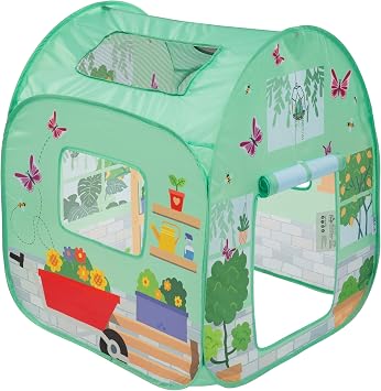Pacific Play Tents Greenhouse Pop-up Tent (60830) - Indoor/Outdoor Pop-up Playhouse for Toddler & Kids Easy Setup