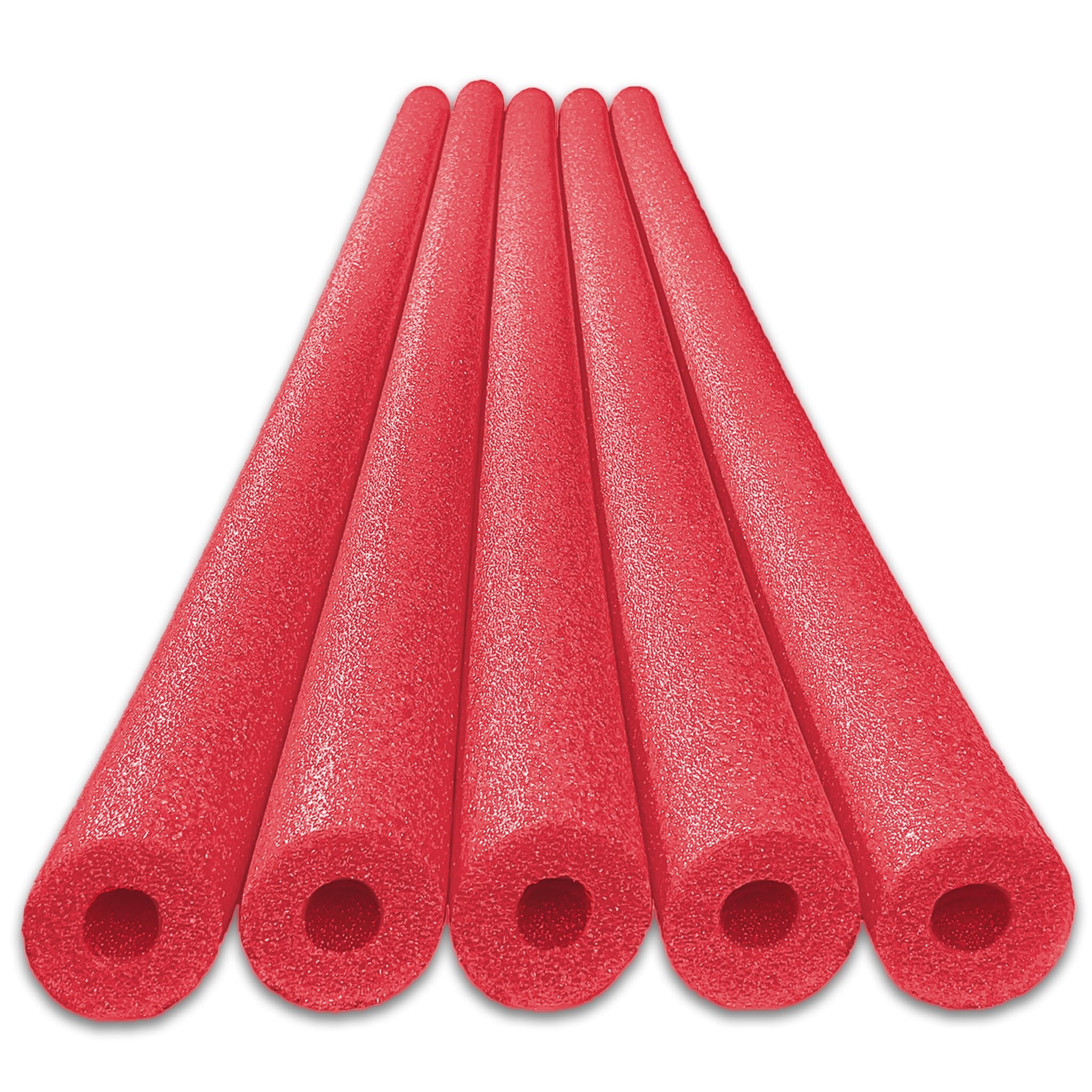 Oodles of Noodles Deluxe Rainbow Pool Noodles Foam - Pack of 5 - Approx. 48 inch x 2.5 inch Multi-Purpose Foam Tubes, Pool Noodles Bulk Floats for