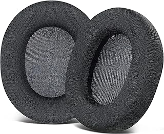 SOULWIT Ear Pads Cushions Replacement for SteelSeries Arctis 5/Arctis 7/Arctis 7P/Arctis 9/Arctis 9X/Arctis Pro/Arctis 1/Arctis 3/Arctis Prime Headset, Earpads with Noise Isolation Foam-Black