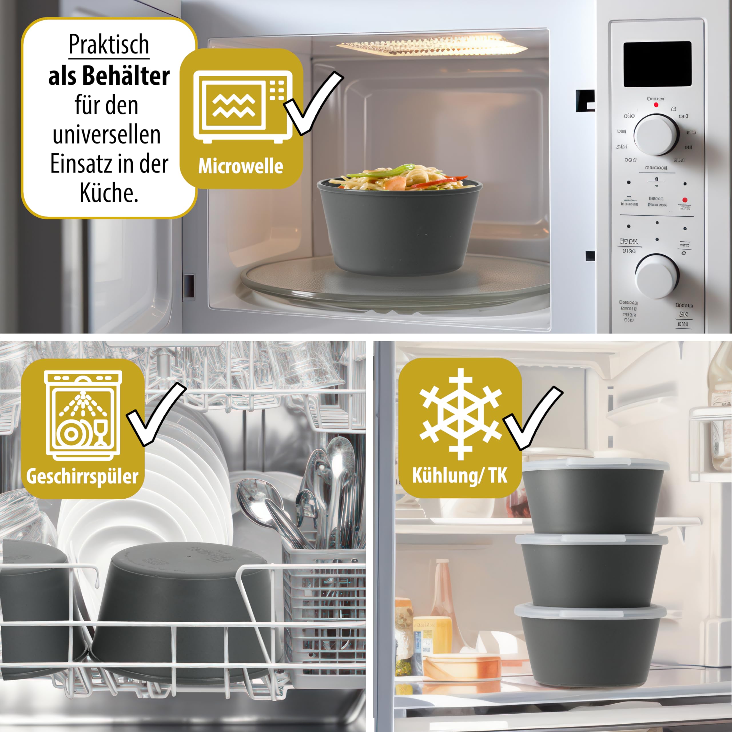 Boraboi® Multifunctionele Ingrediëntenhouder met Afneembare Deksel en