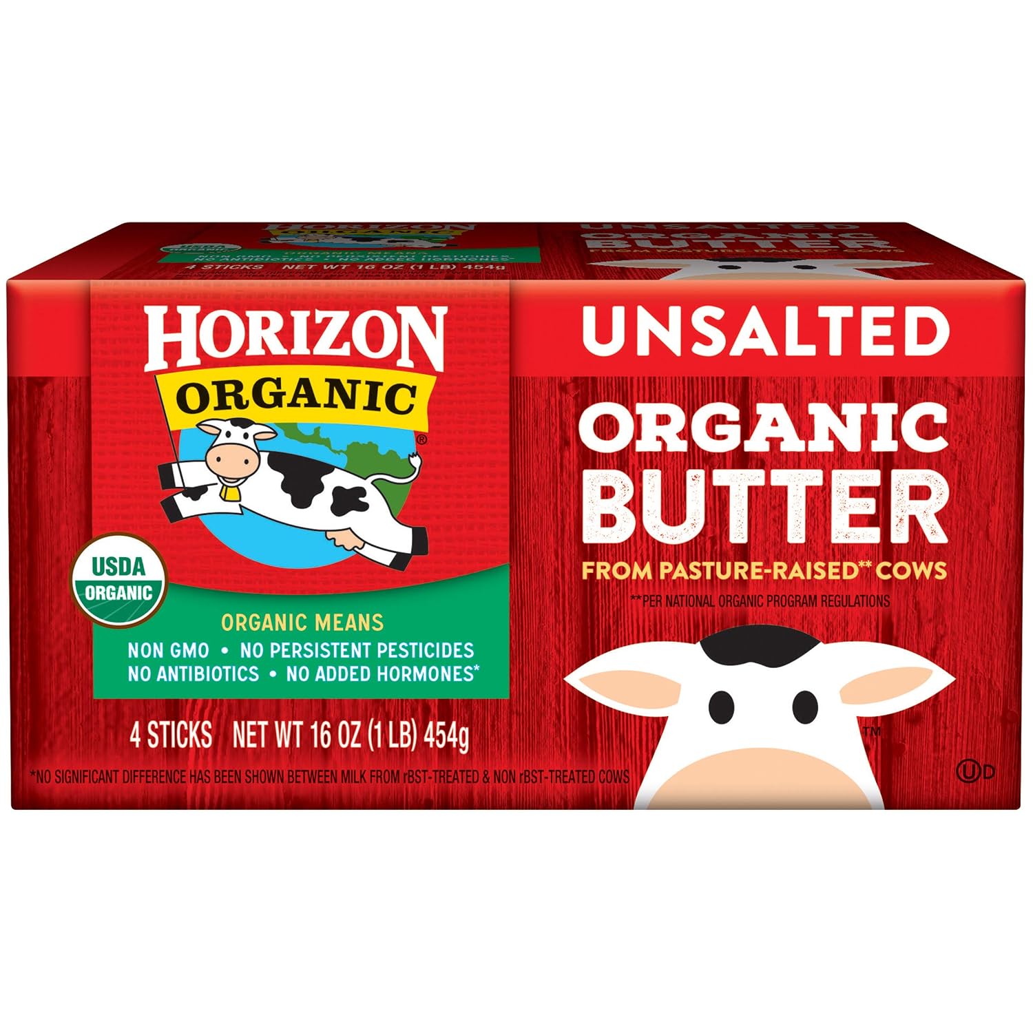 Horizon Organic Unsalted Butter, 16 oz., 4 Sticks
